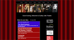 Desktop Screenshot of dudleylittletheatre.org